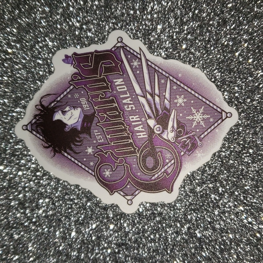 EDWARD SCISSORHANDS waterproof sticker